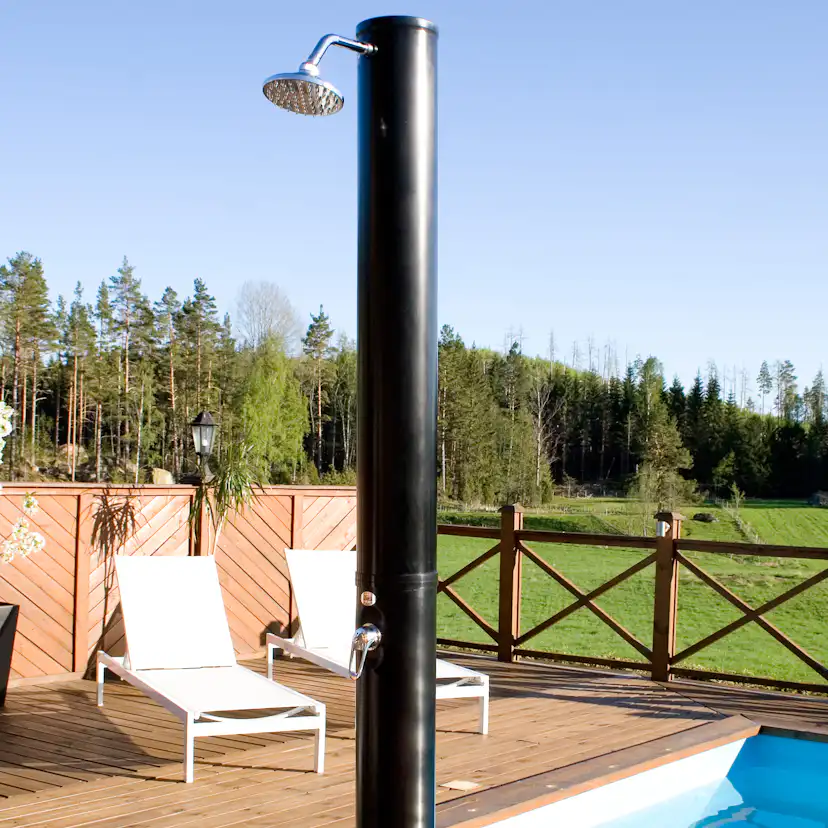 Utedusch Demerx Sunny 40 Split Soluppvärmd Trädgårdsdusch med Takdusch