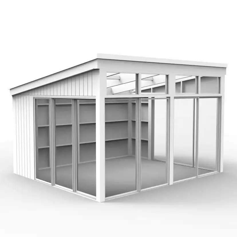 Komplett Fristående Uterum Landskap Gnistra Förlängd sommar 14,8 kvm