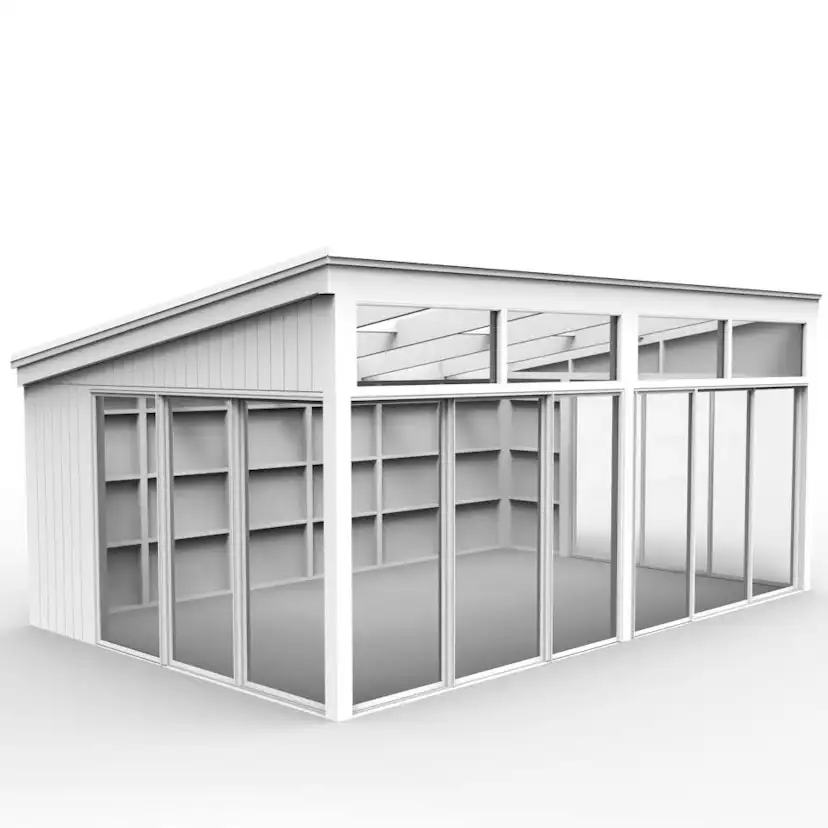 Komplett Fristående Uterum Landskap Gnistra Förlängd sommar 23,8 kvm