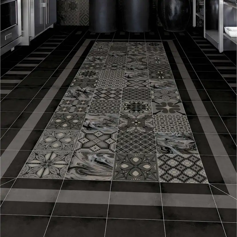 Klinker Tenfors 1900 Svart 20x20 cm