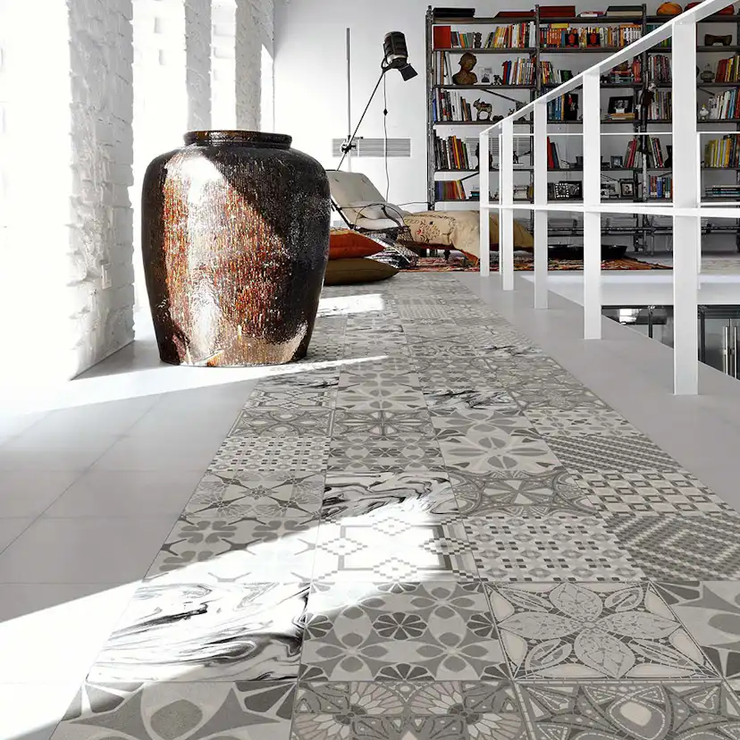 Klinker Tenfors 1900 Ljusgrå 20x20 cm