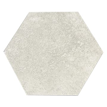 Klinker Tenfors Hexagon Rift Blanco 23x26,6 cm