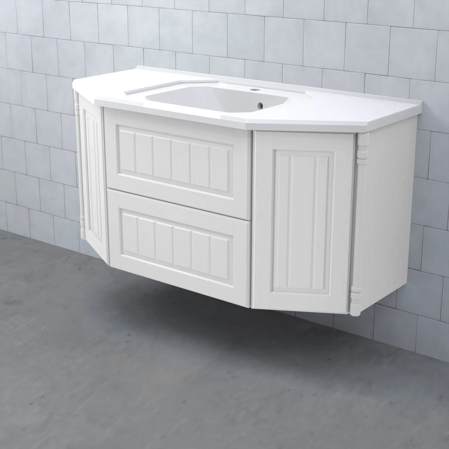 Tvättställsskåp Björbo Badrum Valhall Lådor