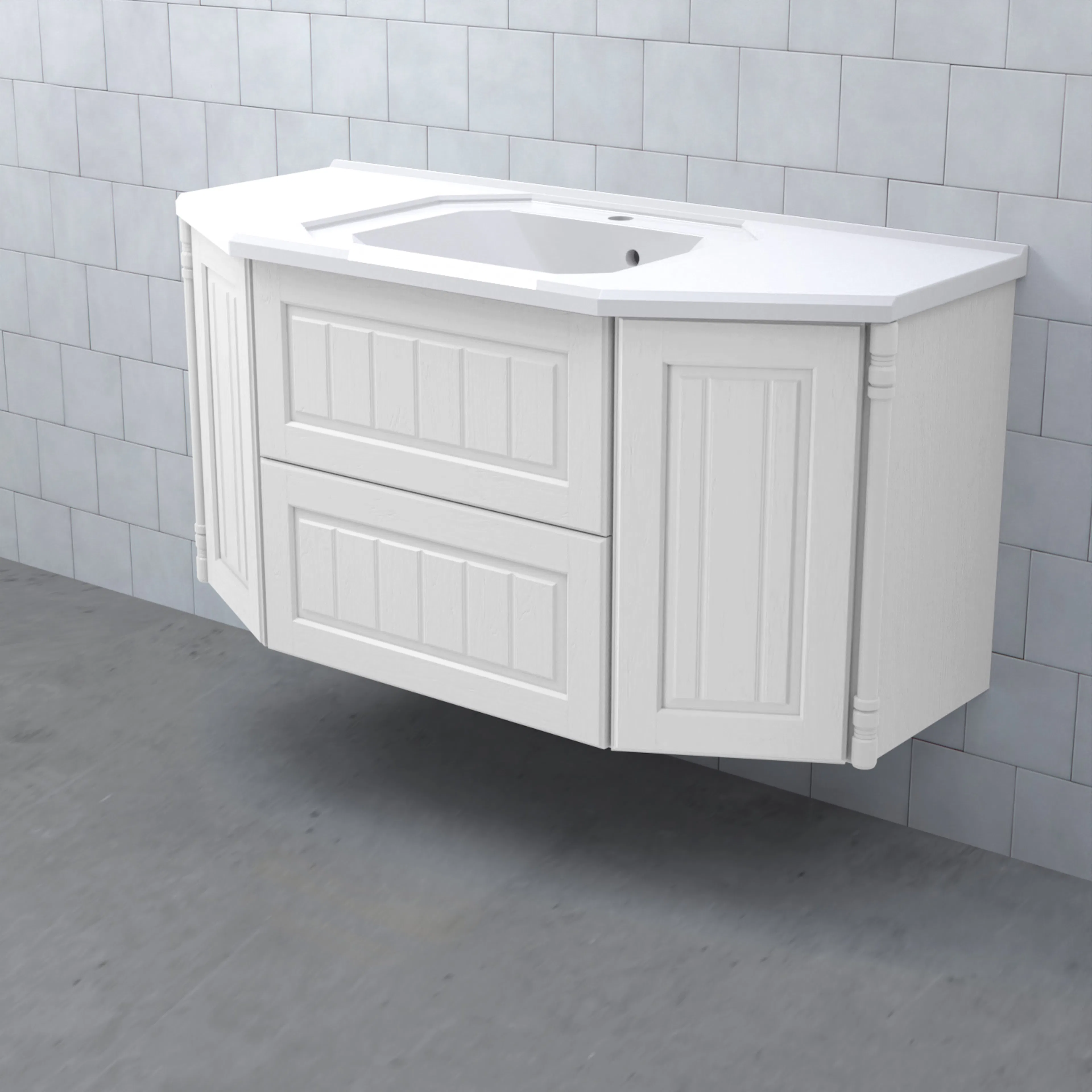 Tvättställsskåp Björbo Badrum Valhall Lådor