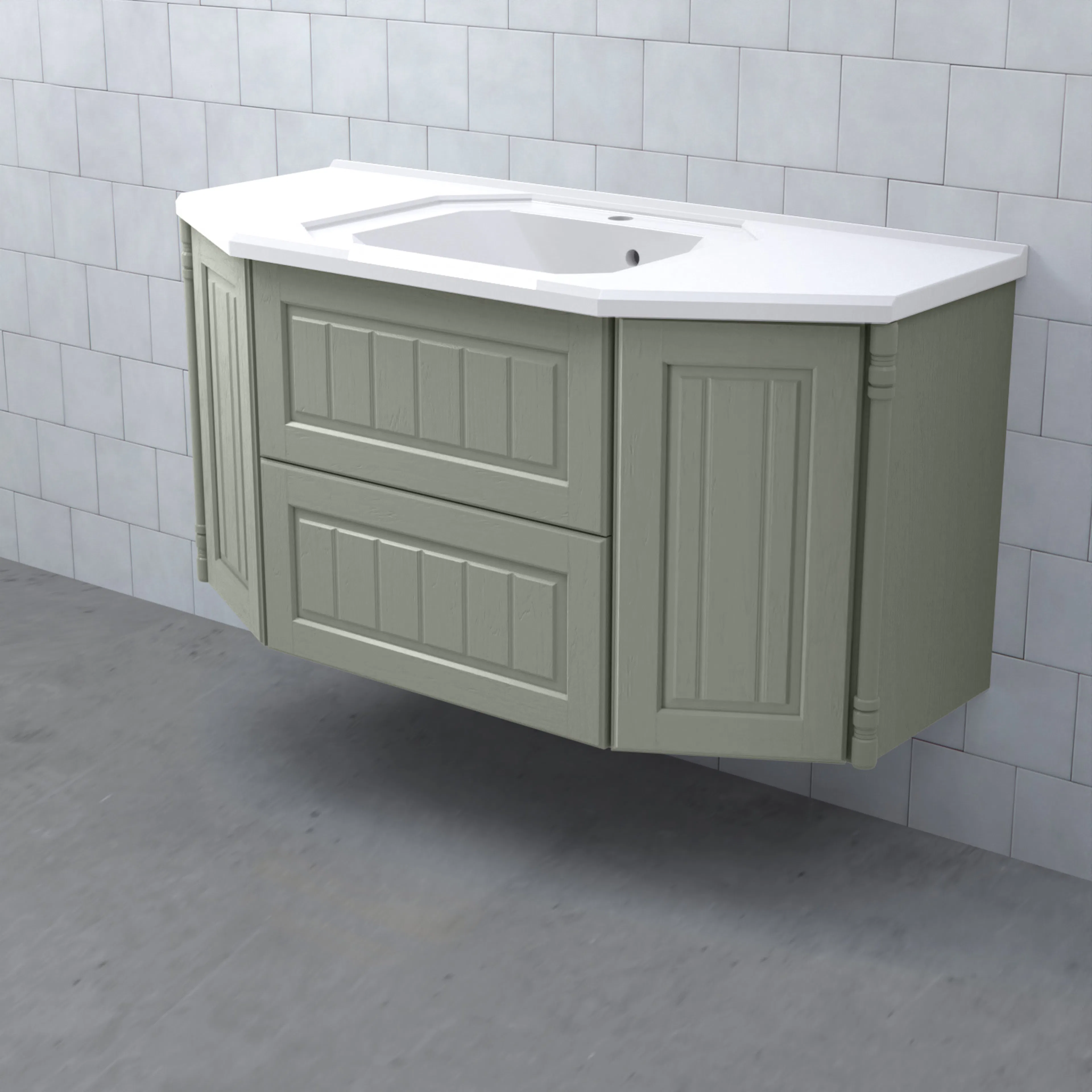 Tvättställsskåp Björbo Badrum Valhall Lådor