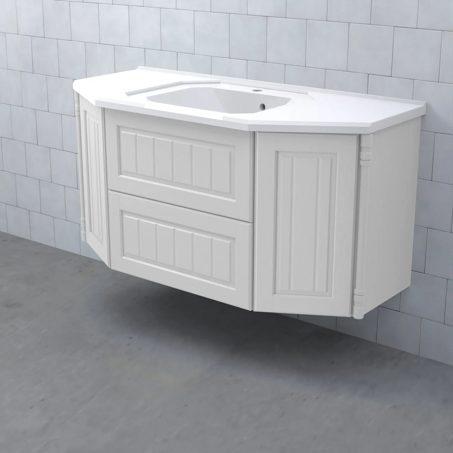 Tvättställsskåp Björbo Badrum Valhall Lådor