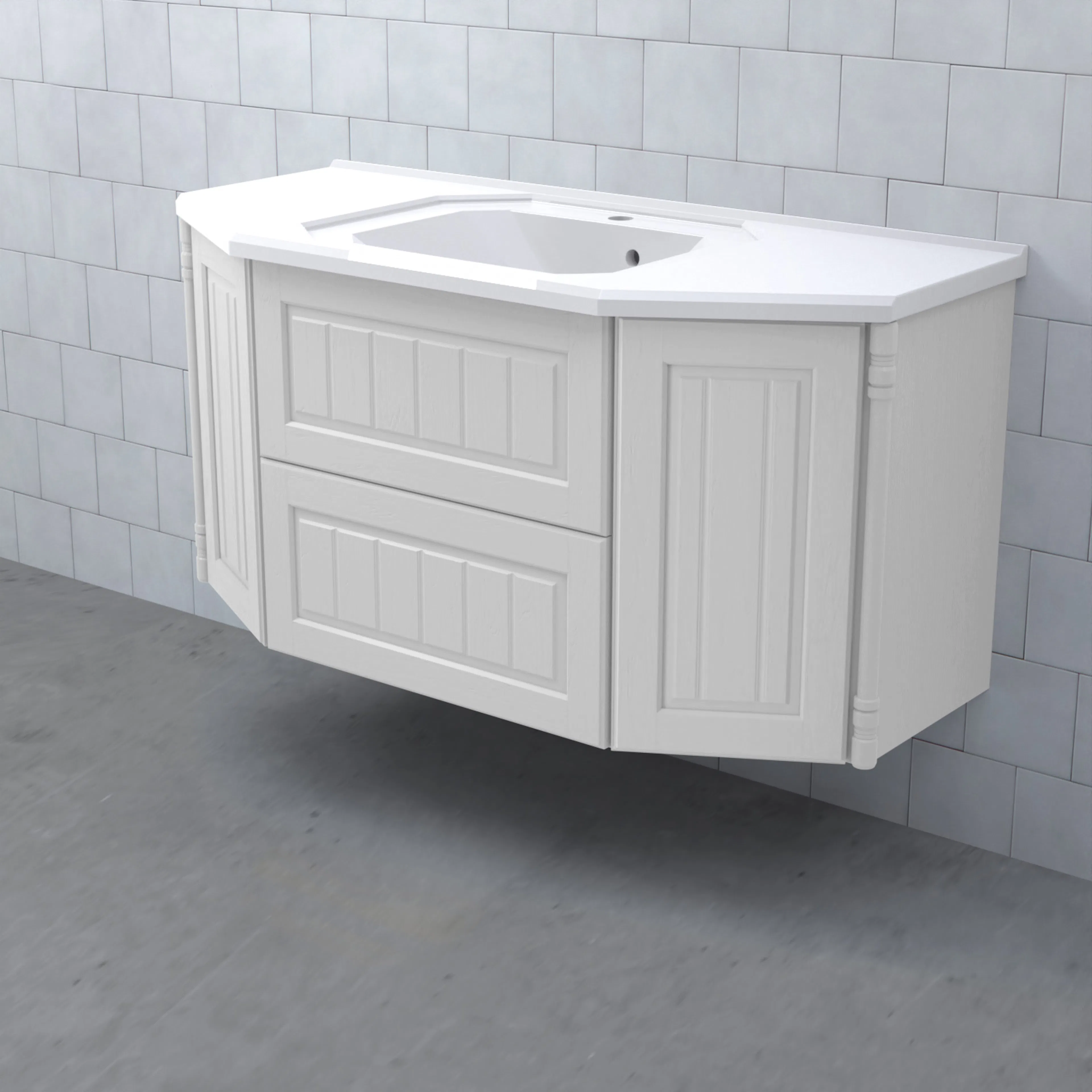 Tvättställsskåp Björbo Badrum Valhall Lådor