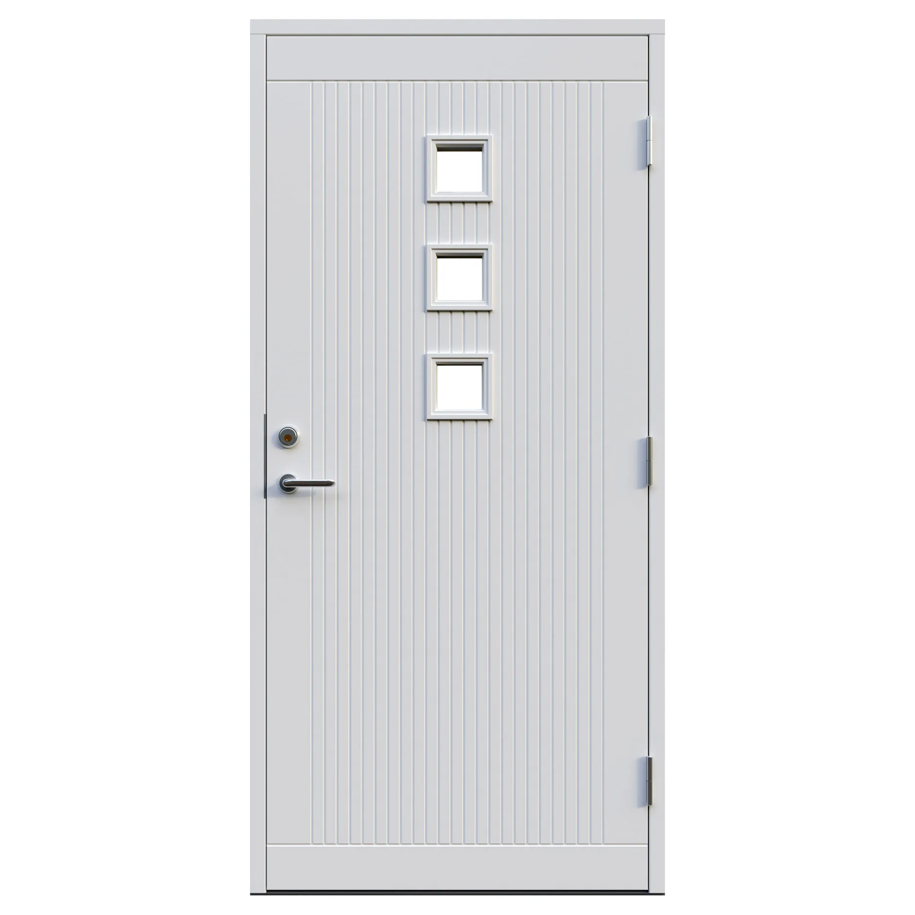 Ytterdörr Leksandsdörren Hälla Klarglas Eco74 RC2N