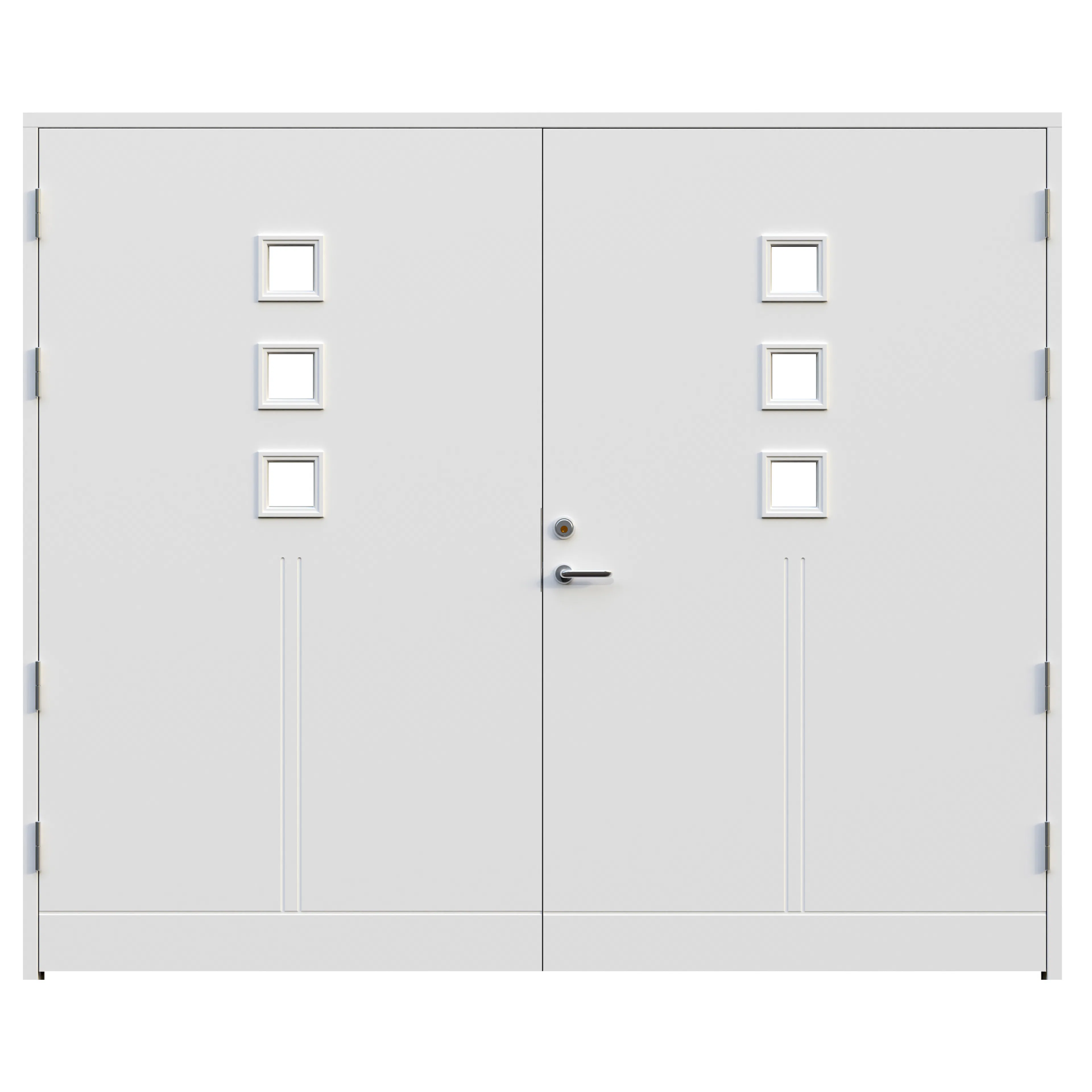 Garageport Leksandsdörren Saltö Classic