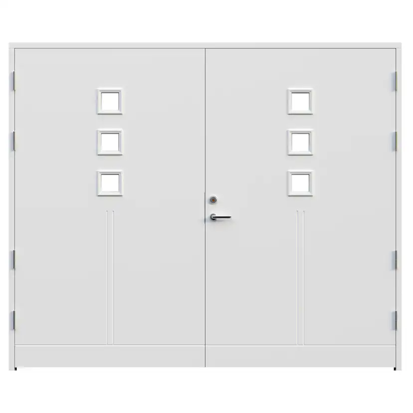 Garageport Leksandsdörren Saltö Classic