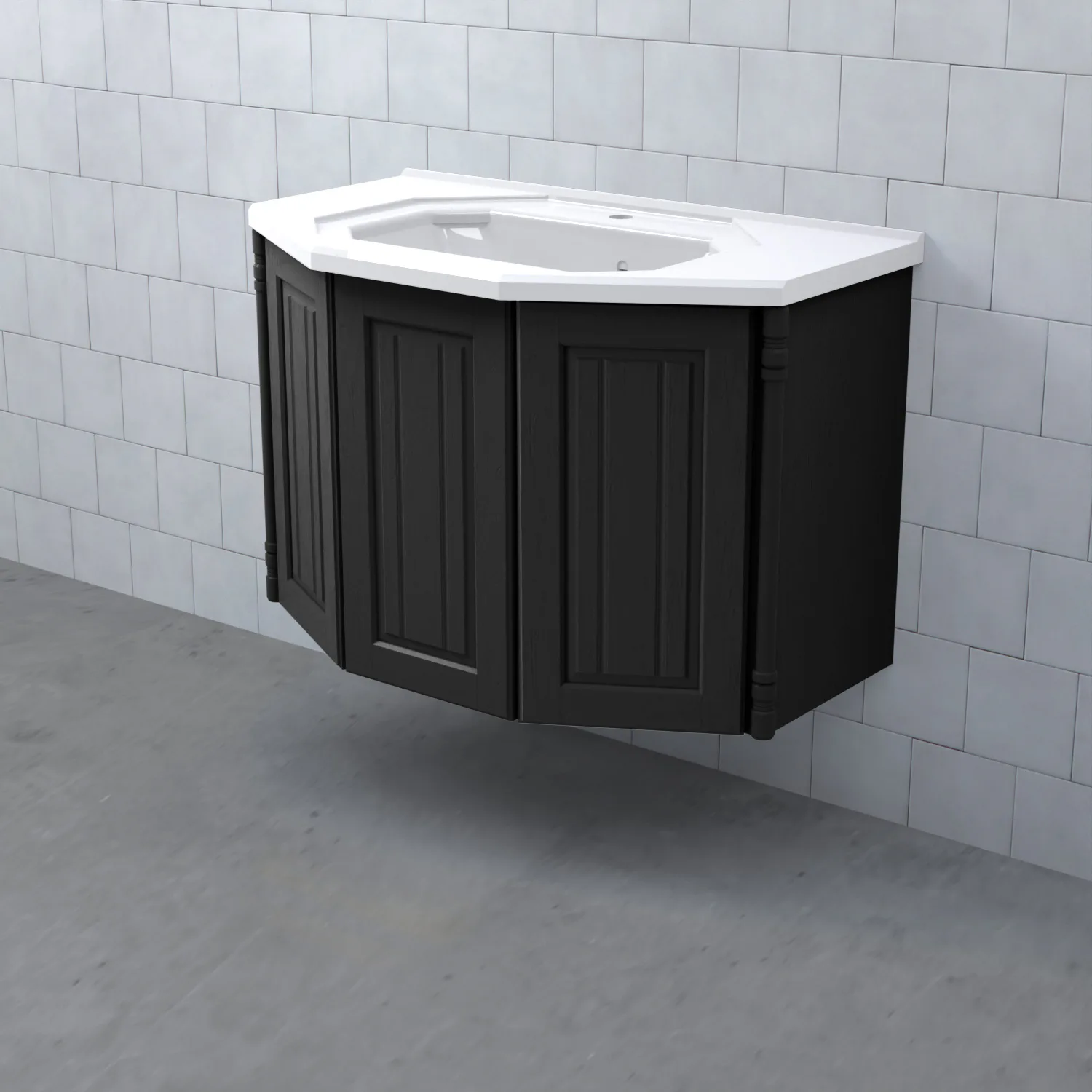 Tvättställsskåp Björbo Badrum Valhall Luckor