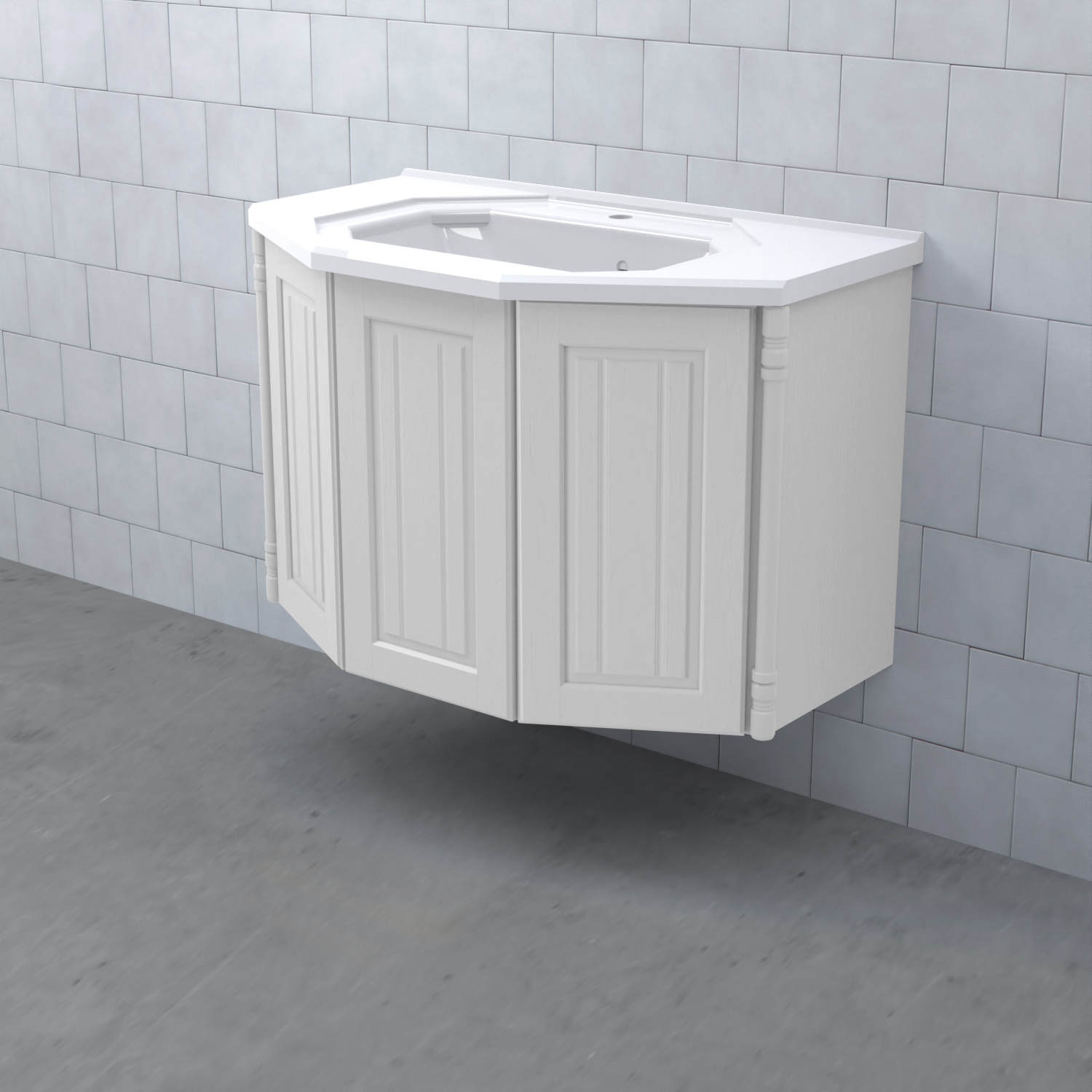 Tvättställsskåp Björbo Badrum Valhall Luckor