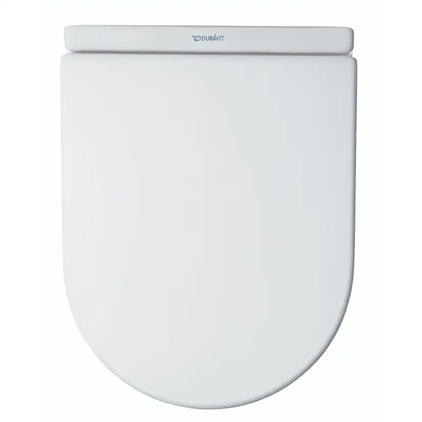Vägghängd Toalettstol Duravit Starck 3 Compact 222709 med Mjukstängande Hårdsits