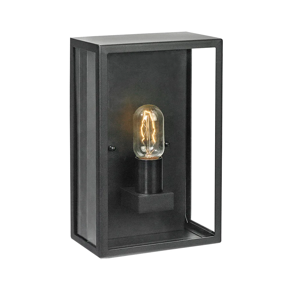 Vägglampa Norlys Lofoten Svart Utebelysning Vägg i Stål