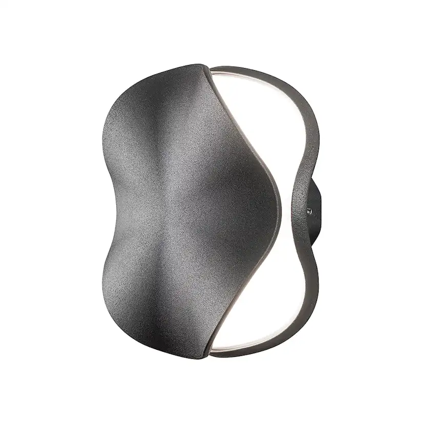 Vägglykta Gnosjö Konstsmide Matera 4W High Power LED Mörkgrå