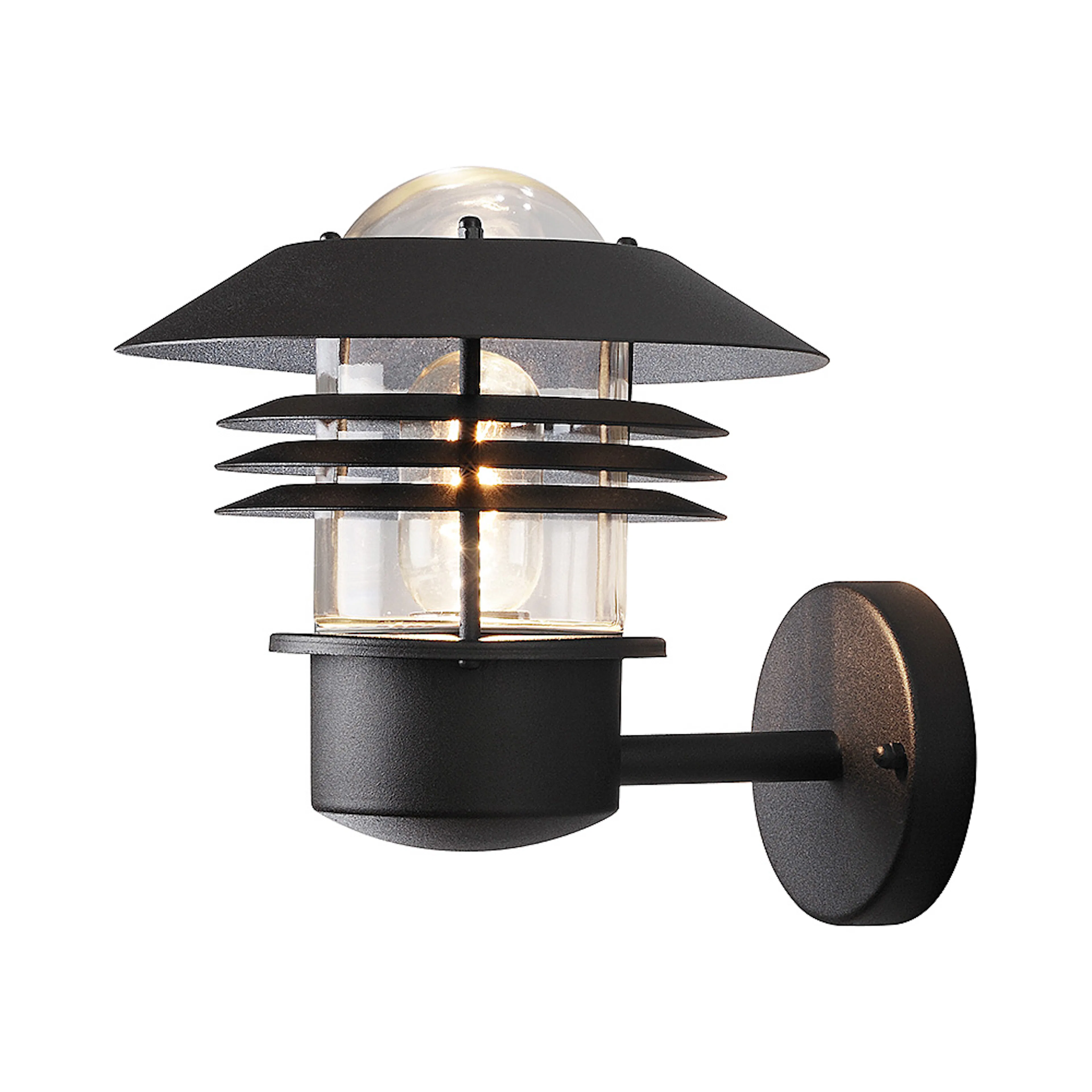 Vägglykta Gnosjö Konstsmide Modena Upp E27 Svart 21x25x23