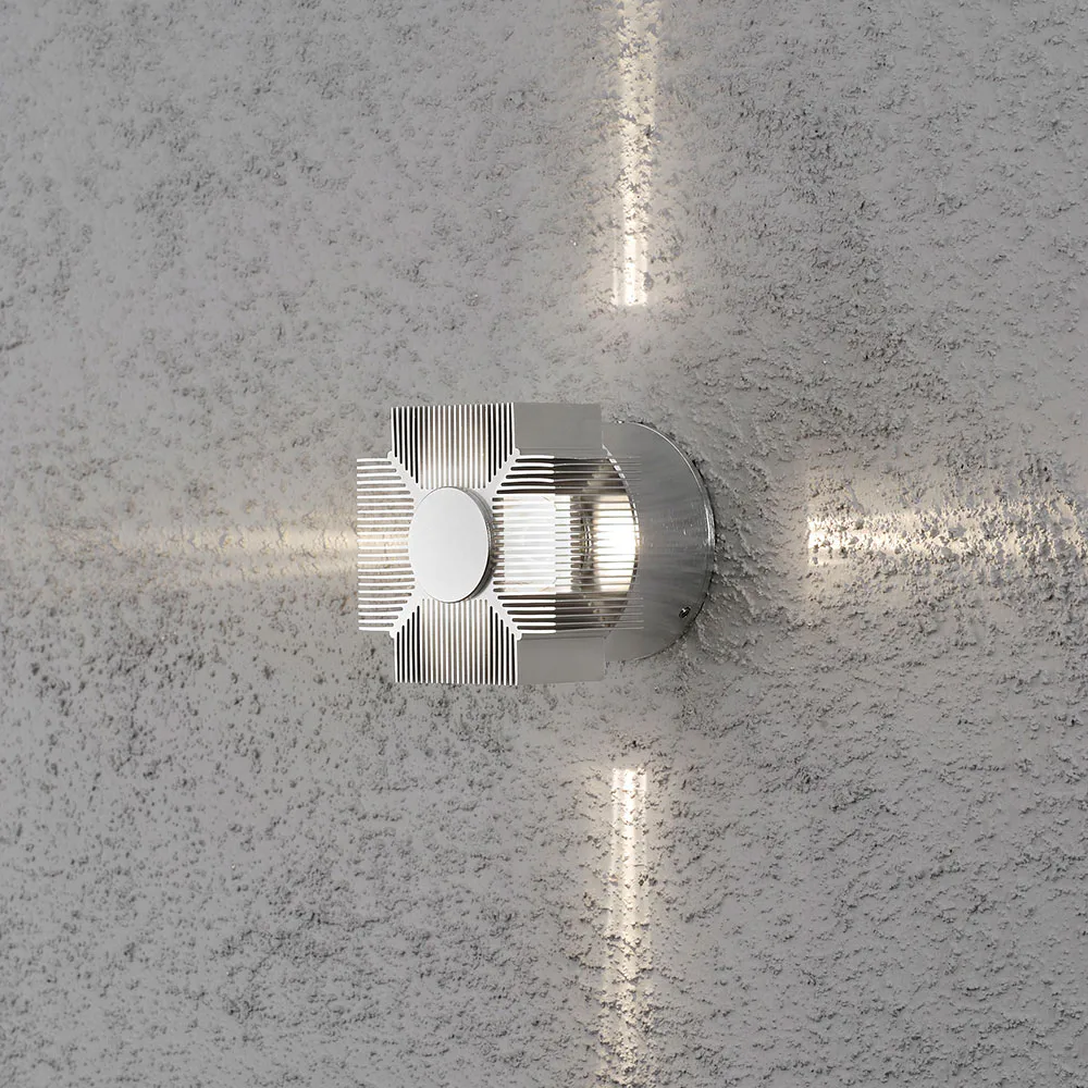 Vägglykta Gnosjö Konstsmide Monza 3W High Power LED Alu