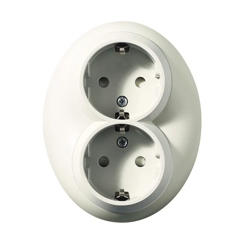 Vägguttag Schneider Electric Renova 2-vägs