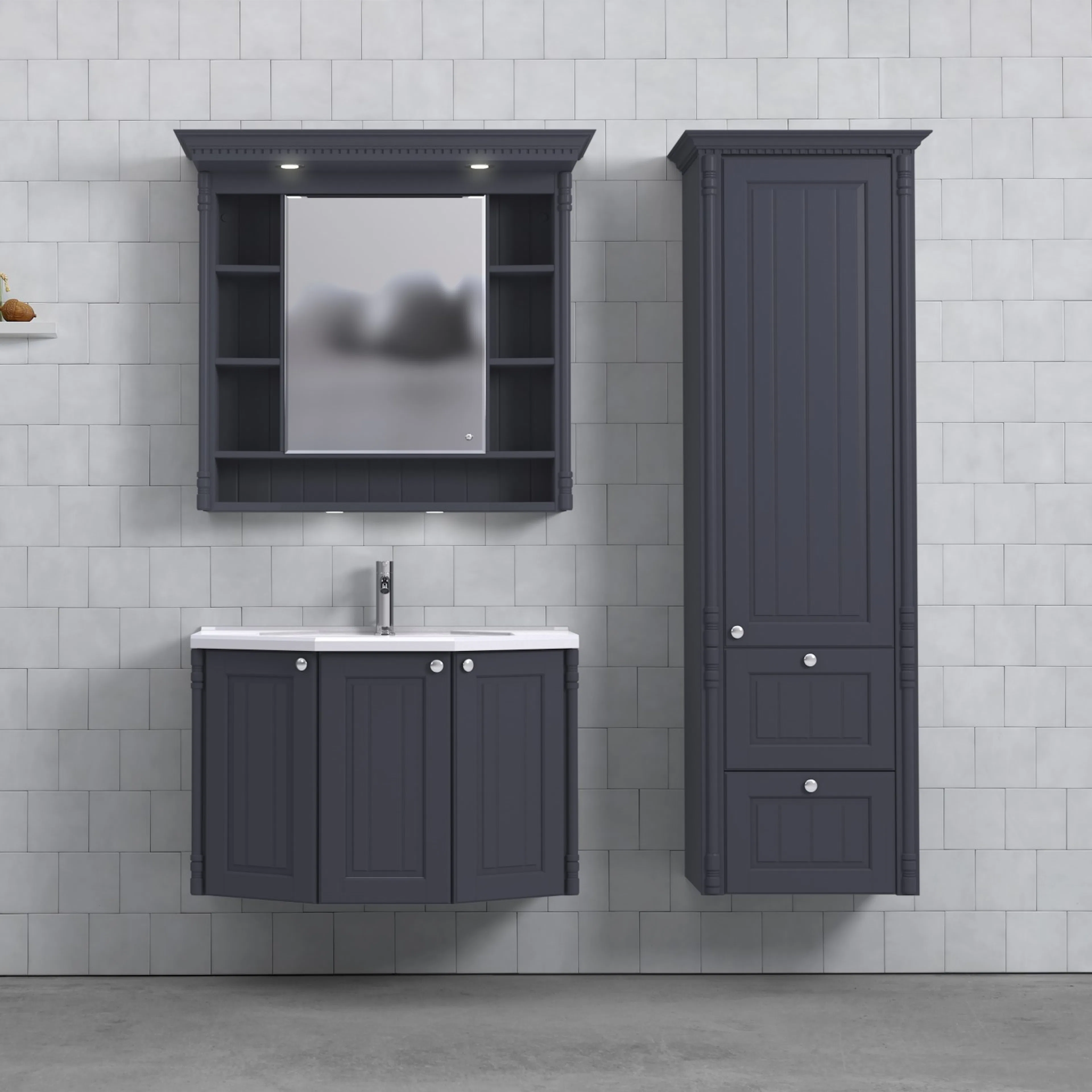 Tvättställsskåp Björbo Badrum Valhall Luckor