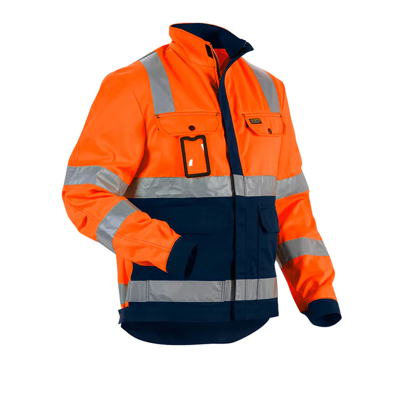 Orange/Marinblå