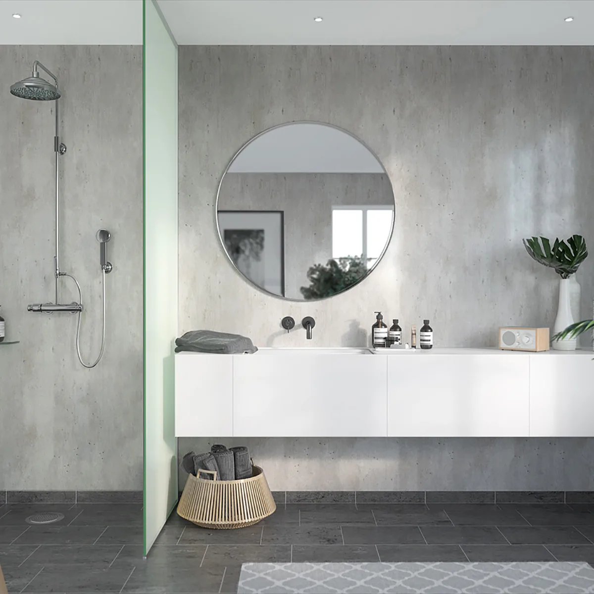 Våtrumsskiva Fibo Cracked Cement 2204-F00 S