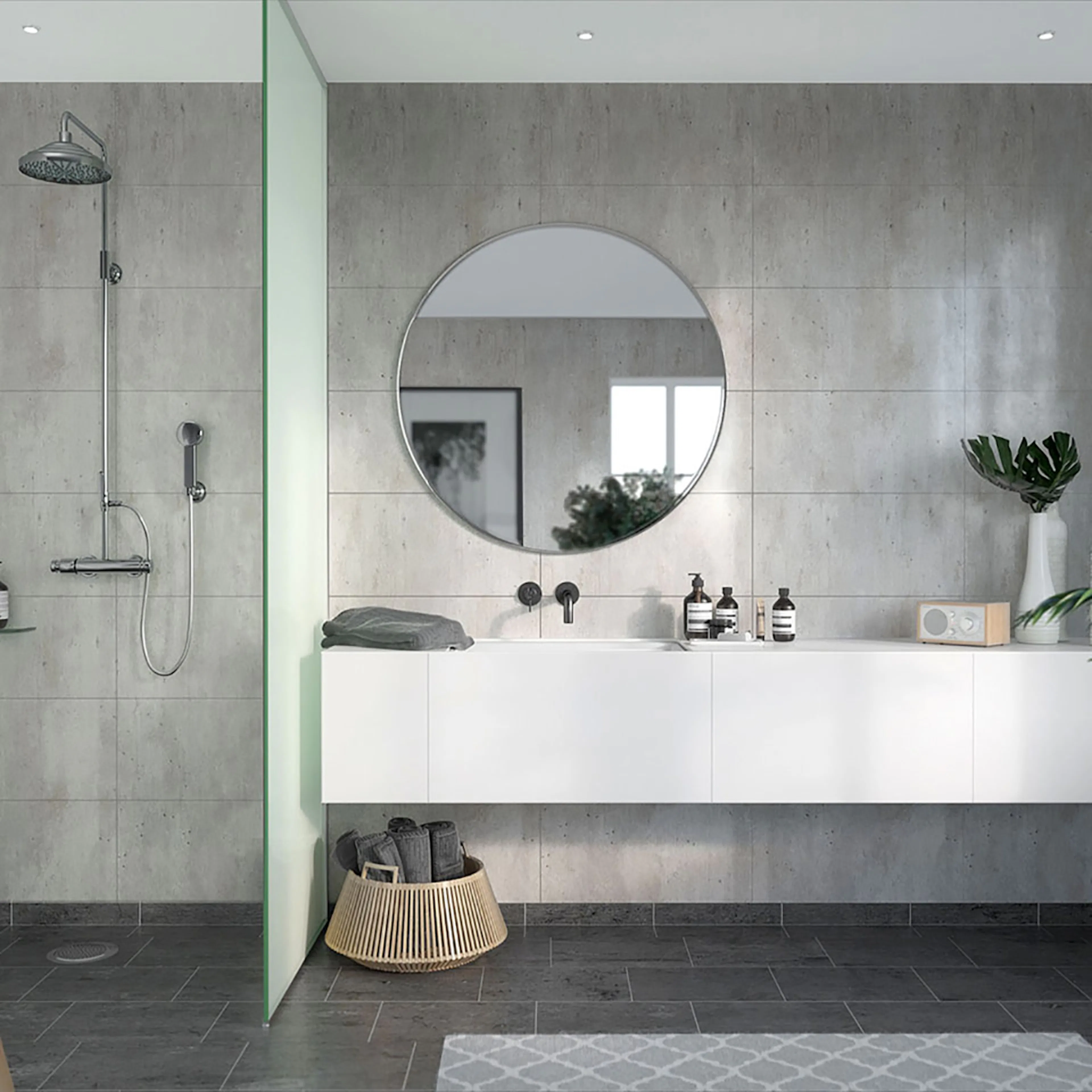 Våtrumsskiva Fibo Cracked Cement 2204-M63 S