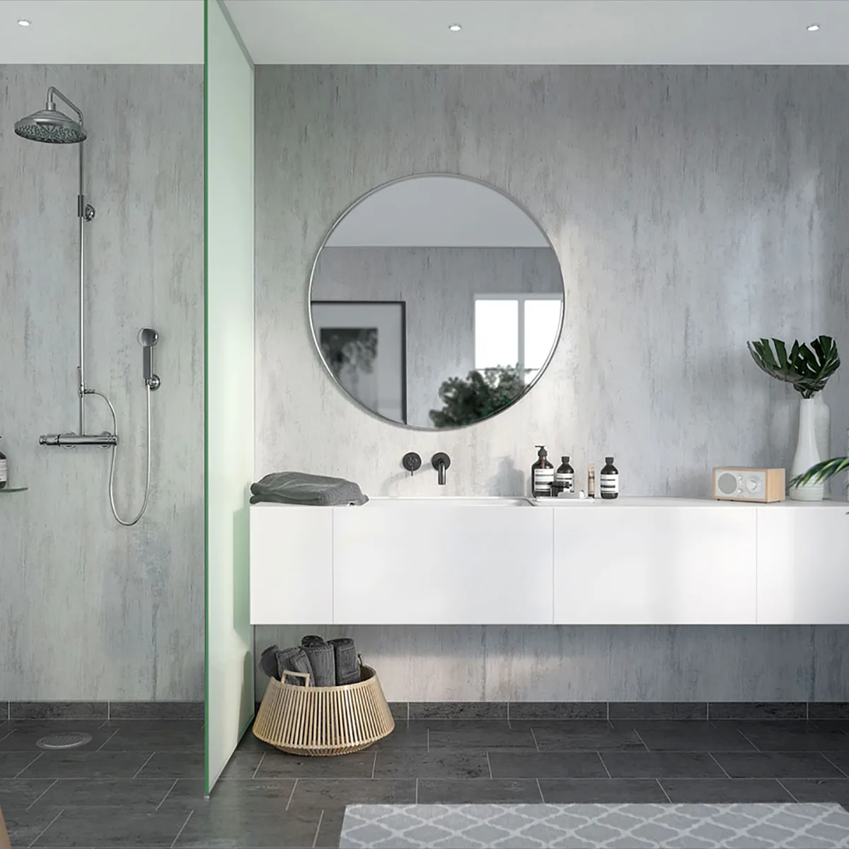 Våtrumsskiva Fibo Shabby Chic 2898-F00 RU