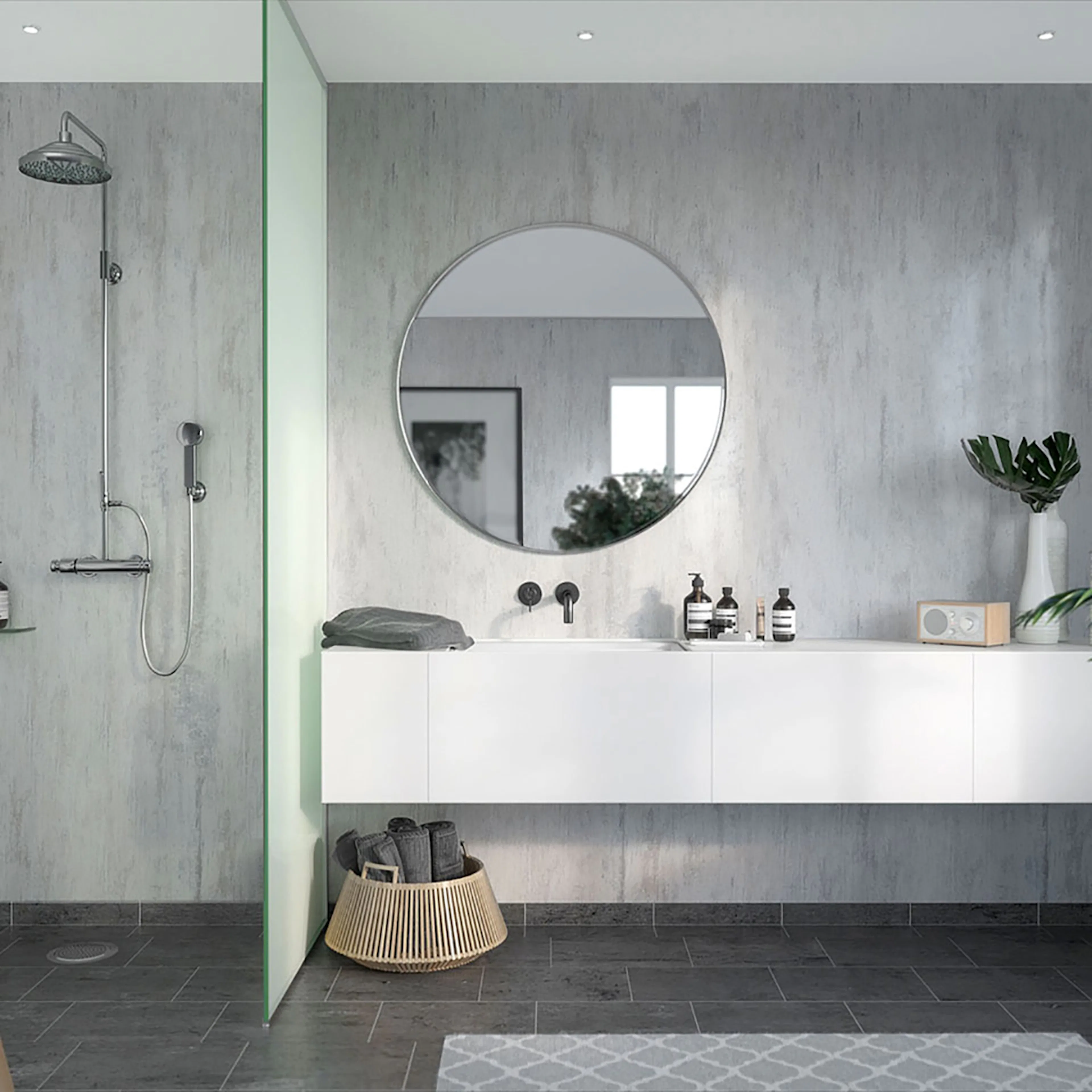 Våtrumsskiva Fibo Shabby Chic 2898-F00 RU