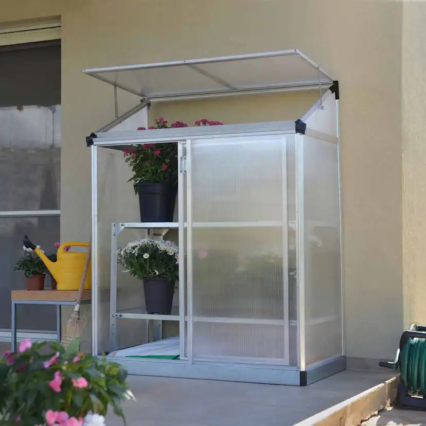 Växthus gop Lean To 0,8 kvm