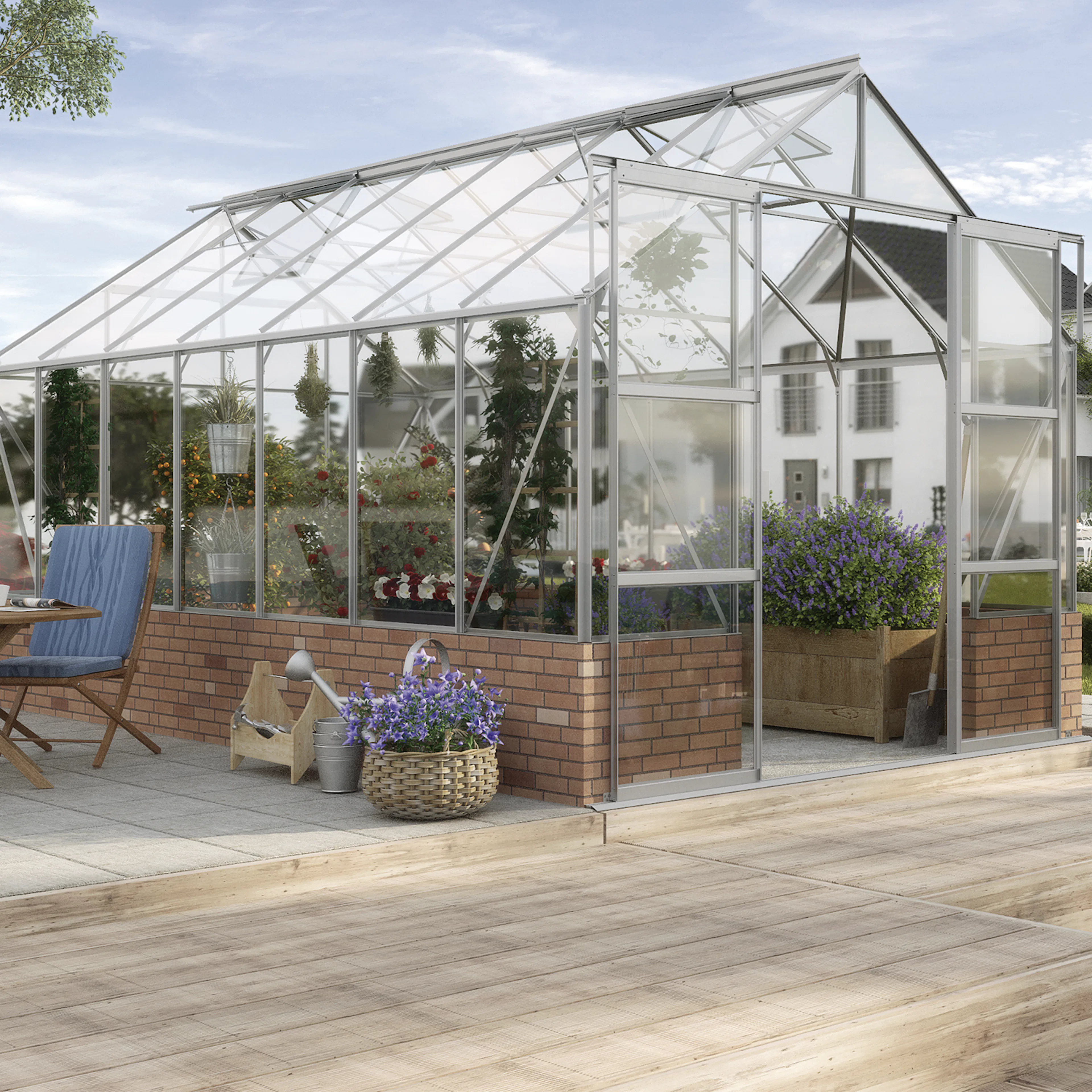 Växthus På Mur Vitavia Cassandra 11,5 kvm