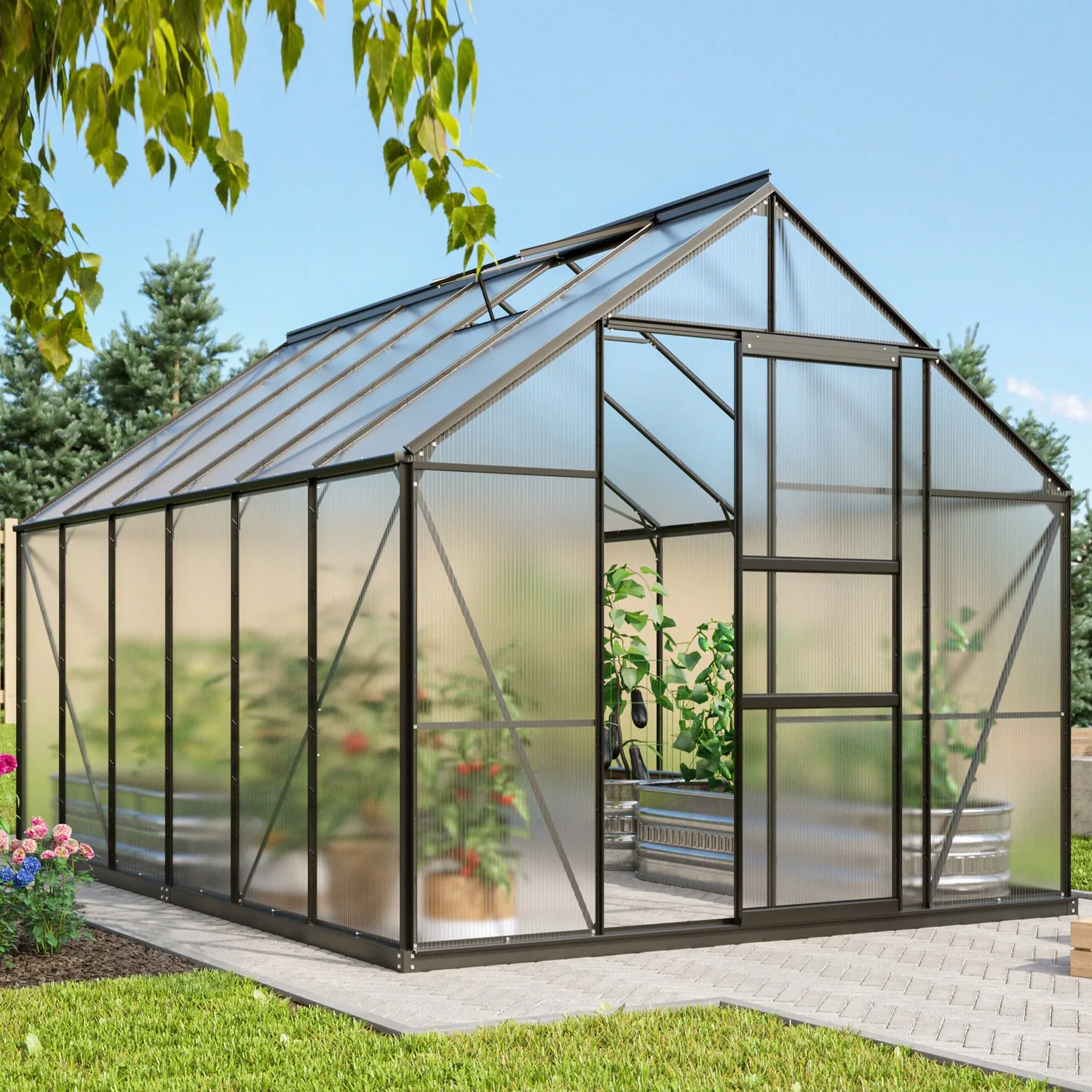 Växthus Vitavia Merkur 9,9 kvm