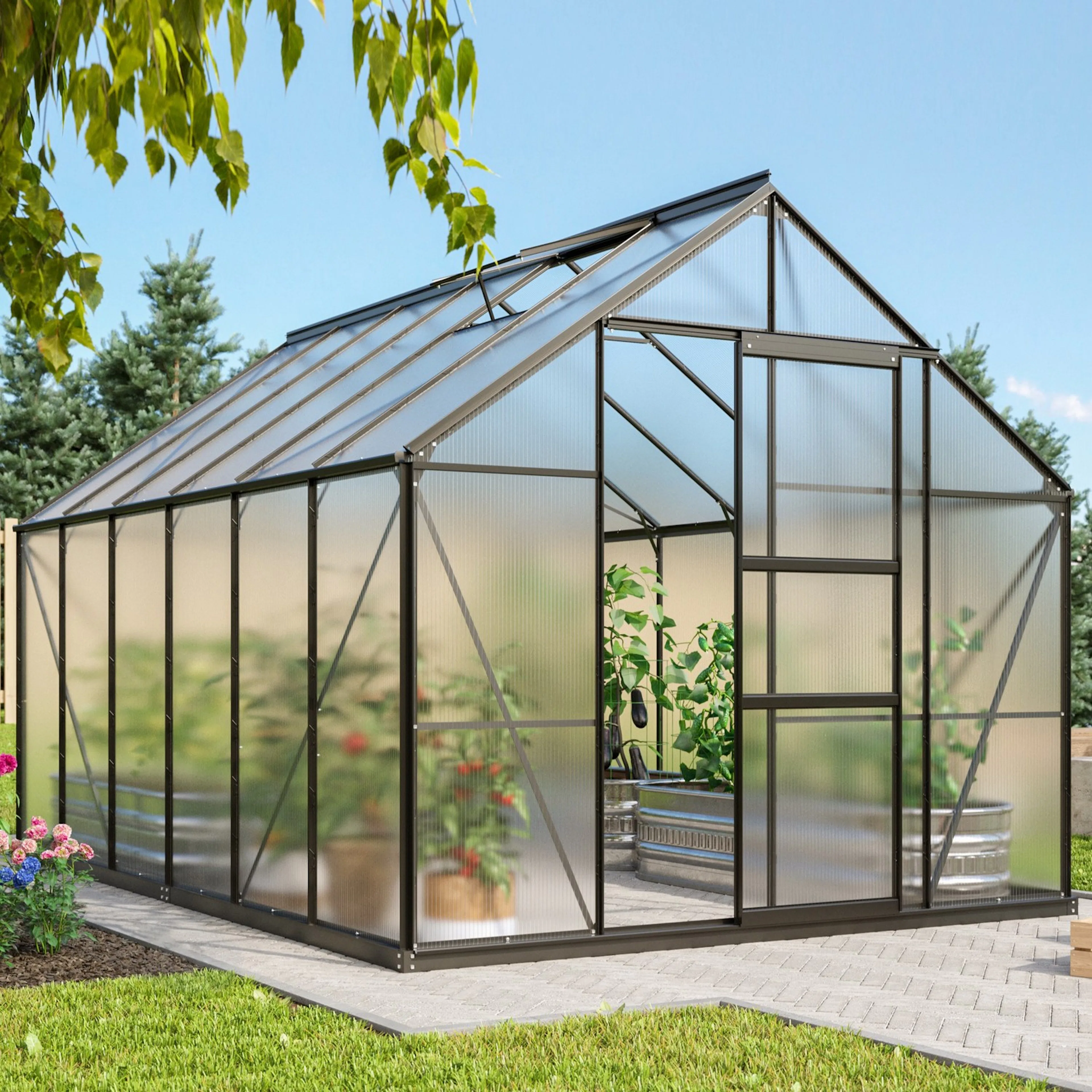 Växthus Vitavia Merkur 9,9 kvm