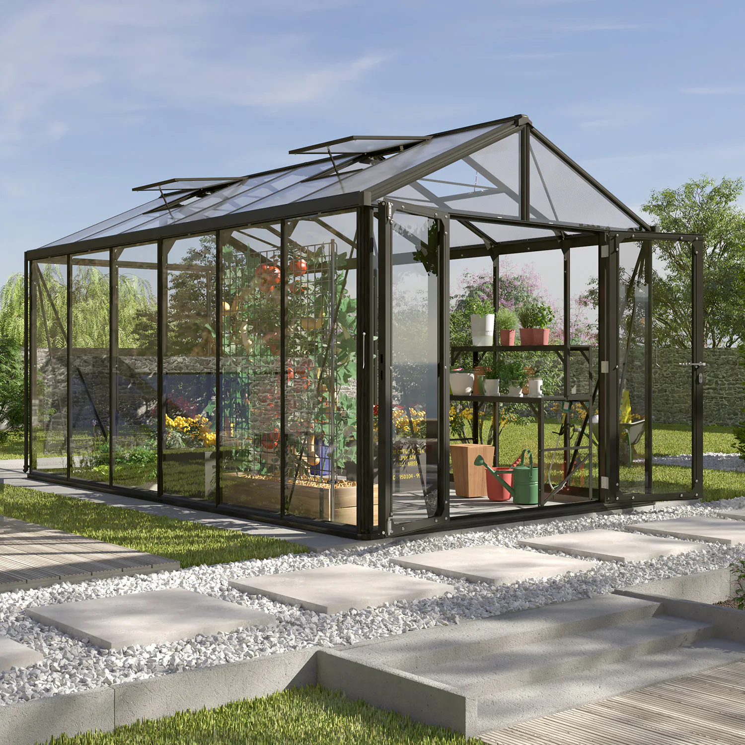 Växthus Vitavia Poseidon 11,9 kvm