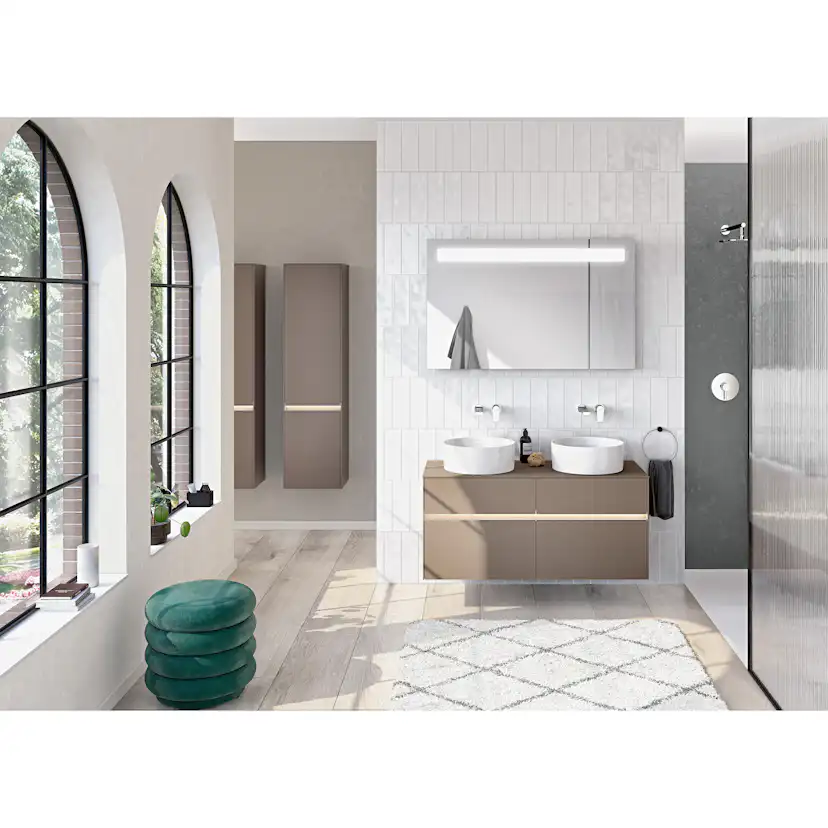 Badrumsspegel Villeroy & Boch More To See 14 med Belysning