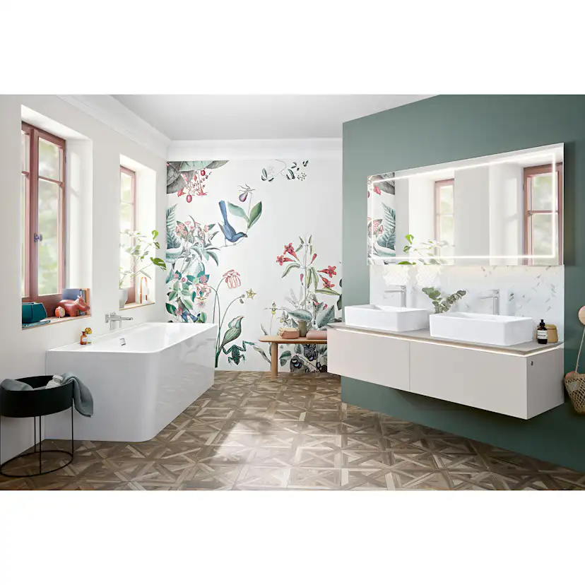 Tvättställsskåp Villeroy & Boch Legato Kompakt 1600 med 2 Lådor för Två Ytmonterade Tvättställ från Övriga V&B Serier