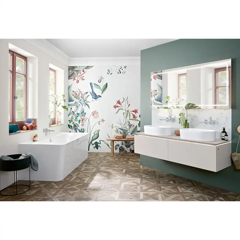 Tvättställsskåp Villeroy & Boch Legato Kompakt 1600 med 2 Lådor för Två Ytmonterade Tvättställ från Övriga V&B Serier