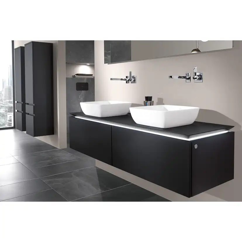 Badrumsspegel Villeroy & Boch More To See 14 med Belysning