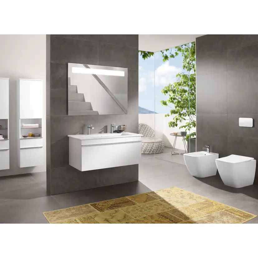 Badrumsspegel Villeroy & Boch More To See 14 med Belysning