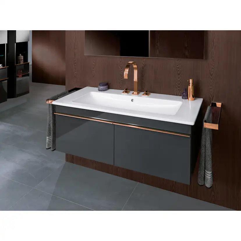 Tvättställsskåp Villeroy & Boch Venticello 115 cm med 2 Lådor för Centrerat Skåpstvättställ