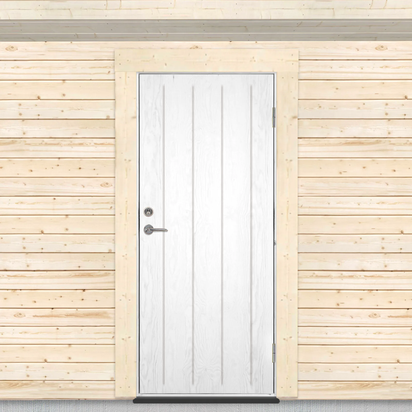 Varmförrådsdörr Sveadörren Grundmålad