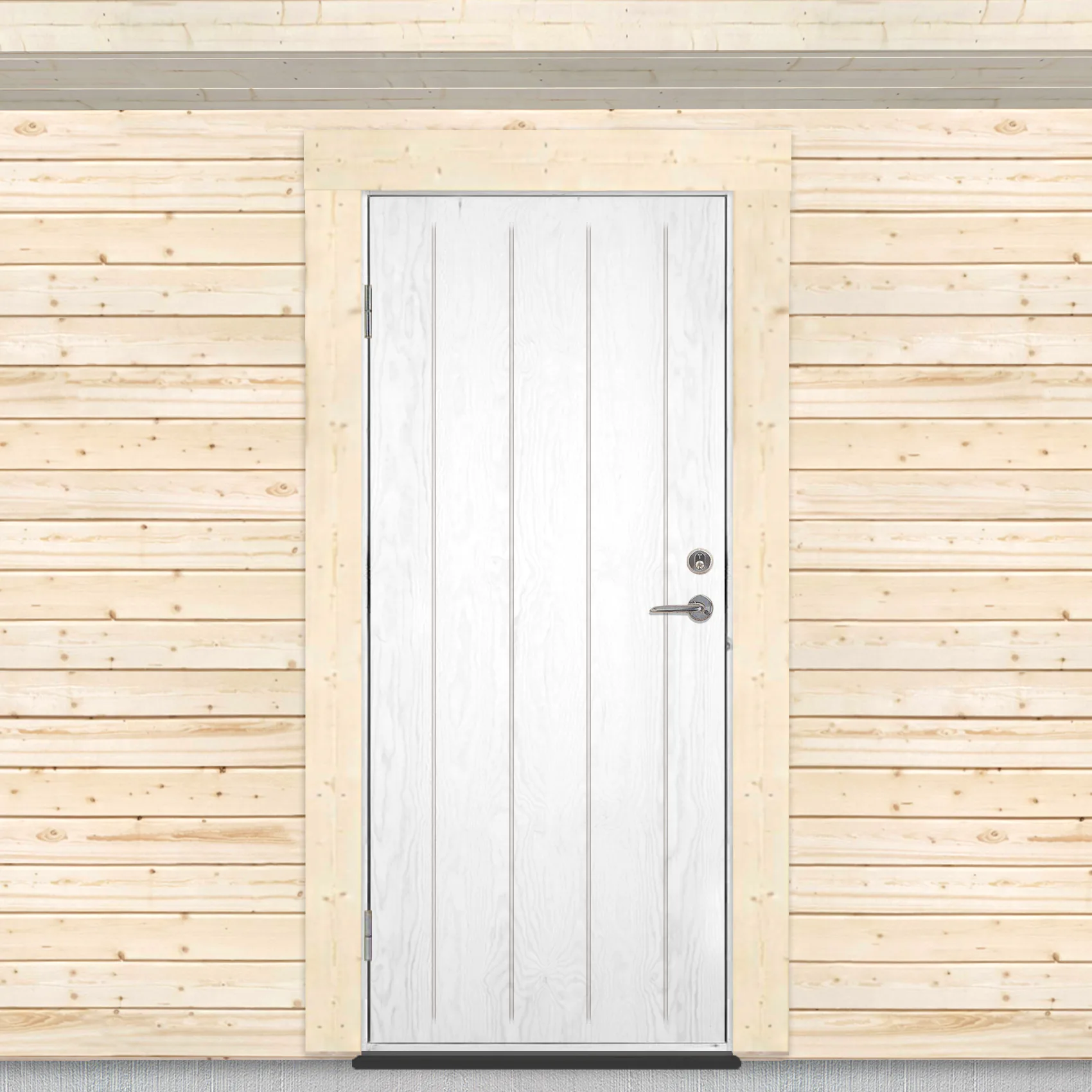 Varmförrådsdörr Sveadörren Grundmålad