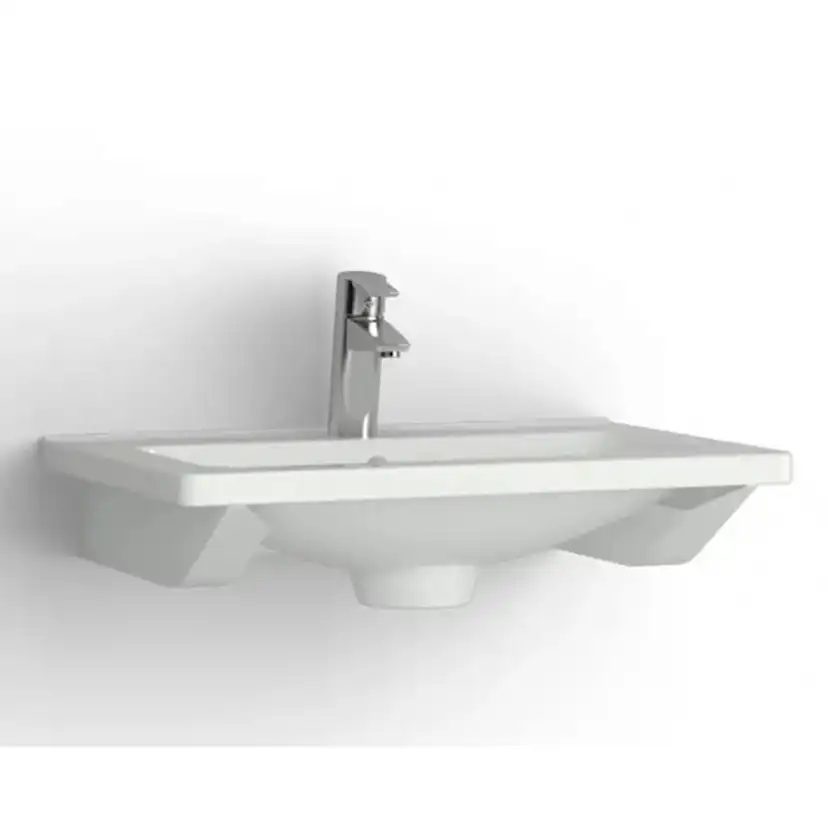 Möbelpaket Vedum Free 615 Compact Maja med Tvättställ och Spegelskåp Viken Vit