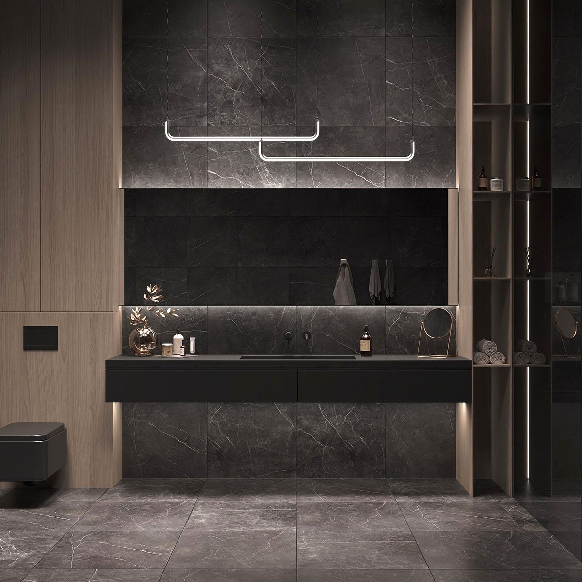 Klinker Venatto Marmor Matt 60x60 cm