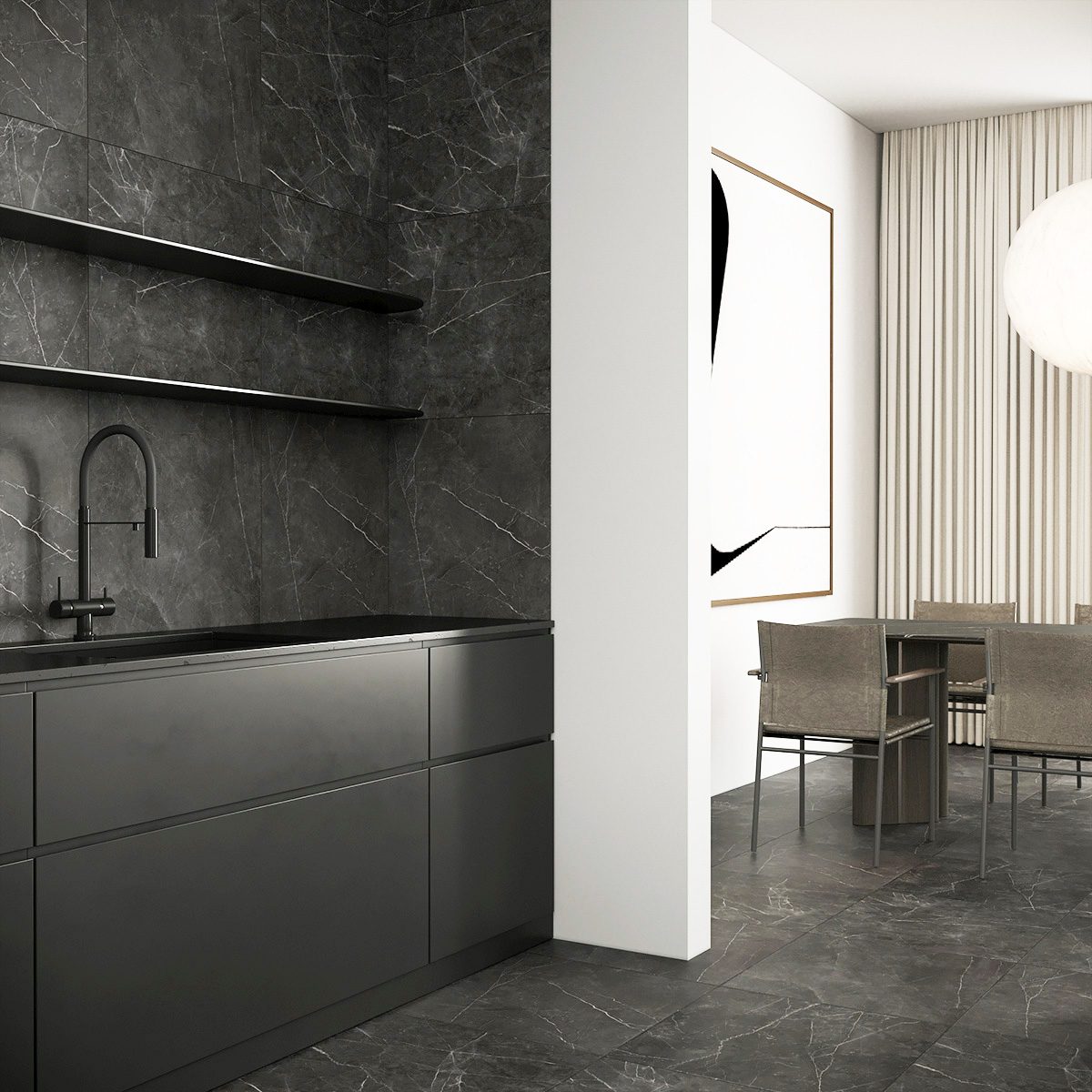 Klinker Venatto Marmor Matt 60x60 cm