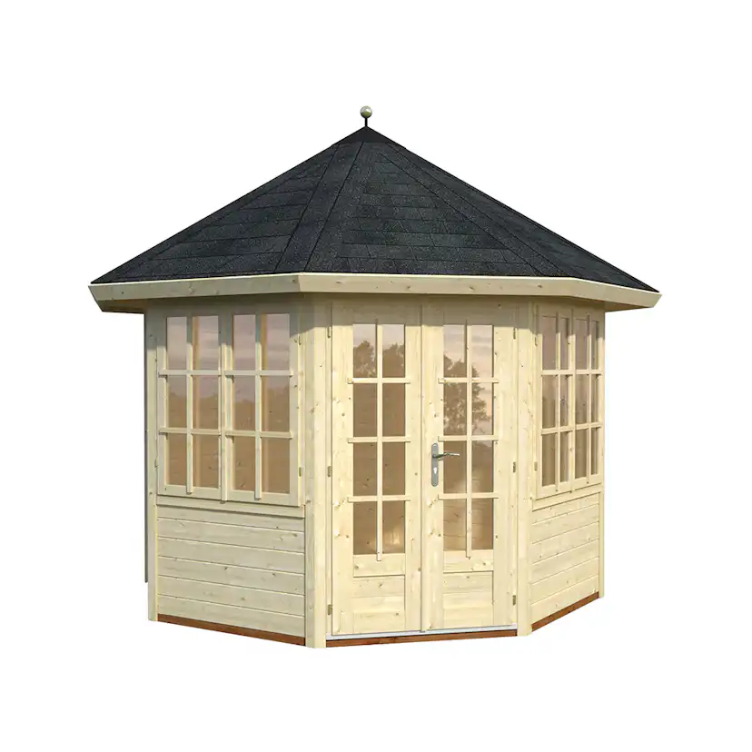Lusthus Palmako Veronica 2 Trädgårdspaviljon 6,9 m² i Obehandlat Trä