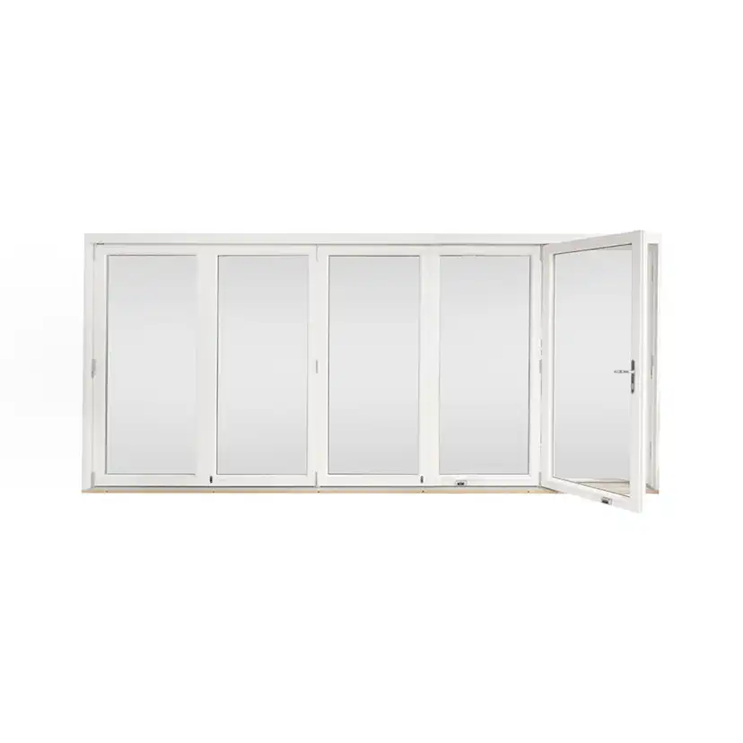 Vikdörr Vilenta Åre Trä/Aluminium 6-Delat