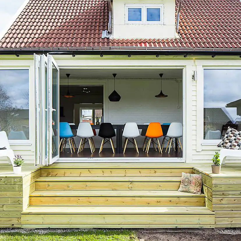 Vikdörr Vilenta Sälen PVC 6-Delat