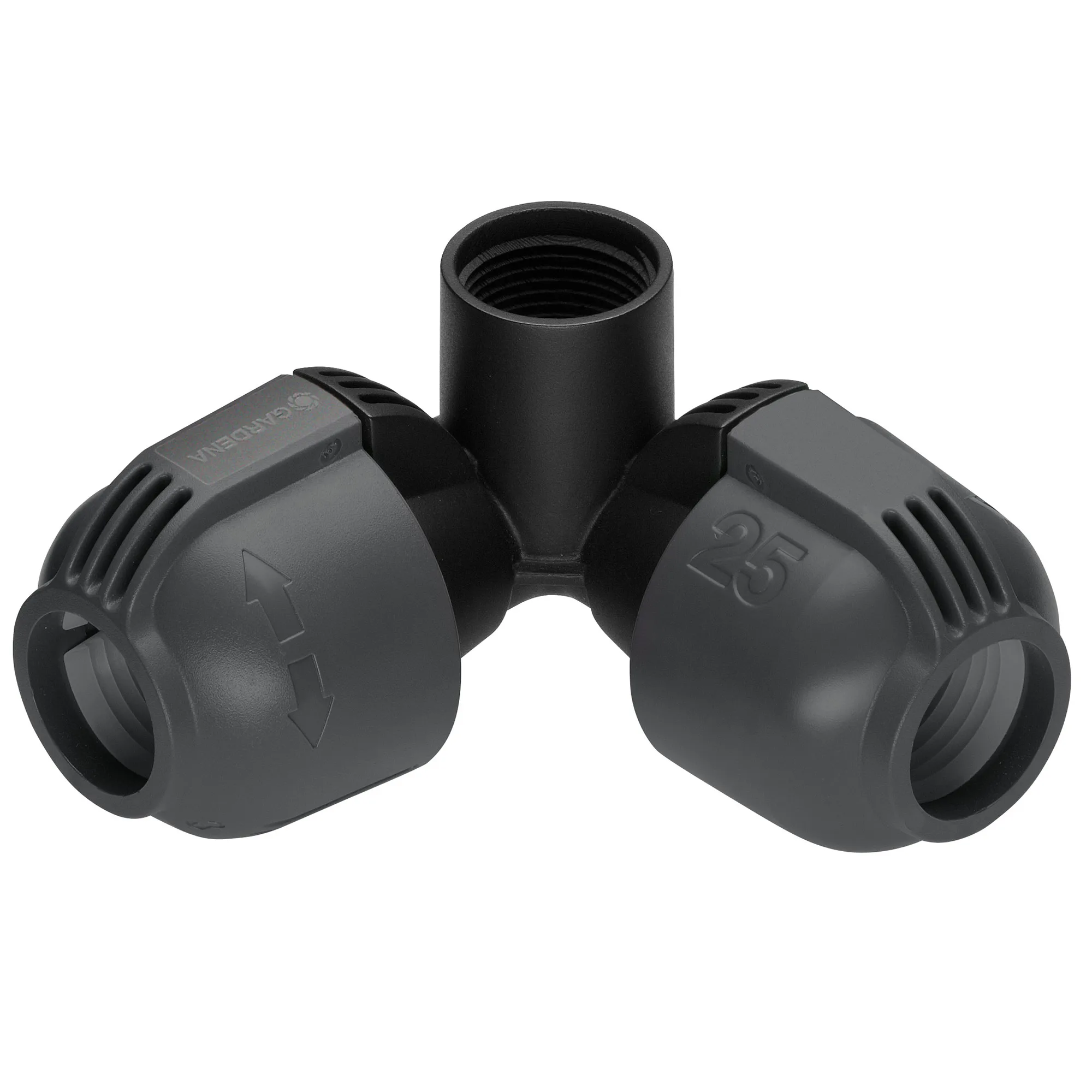 Vinklad L-skarv Gardena 25 mm x G 3/4 Hongänga