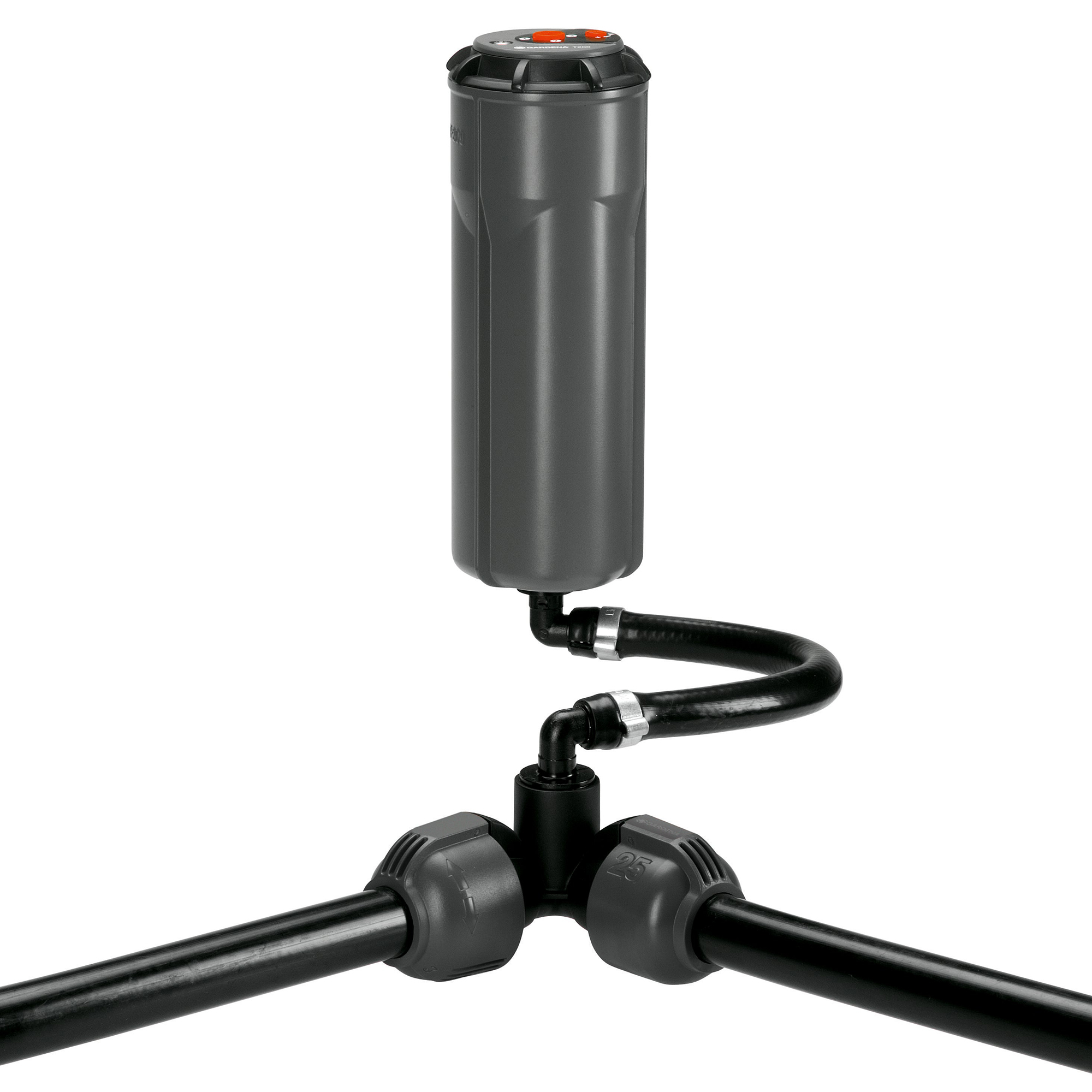 Vinklad L-skarv Gardena 25 mm x G 3/4 Hongänga