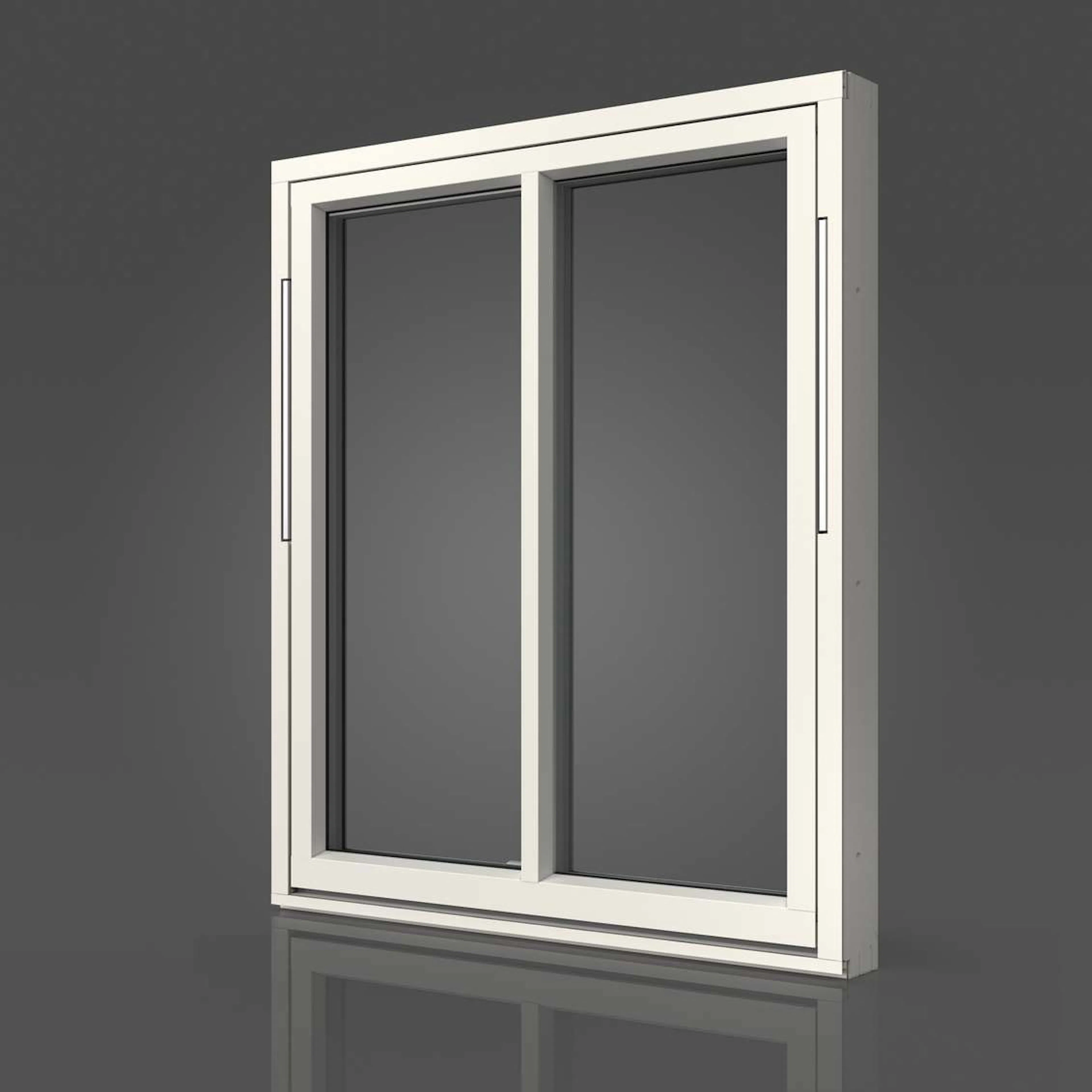 Vridfönster Elitfönster Original Alu 100 3-Glas Bågpost Lagerfört